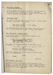 Moe Howard's 32pp. Script Dated August 1939 for The Three Stooges Film ''How High Is Up?'' -- With Numerous Annotations in Moe's Hand Throughout -- Dampstaining, Else Very Good